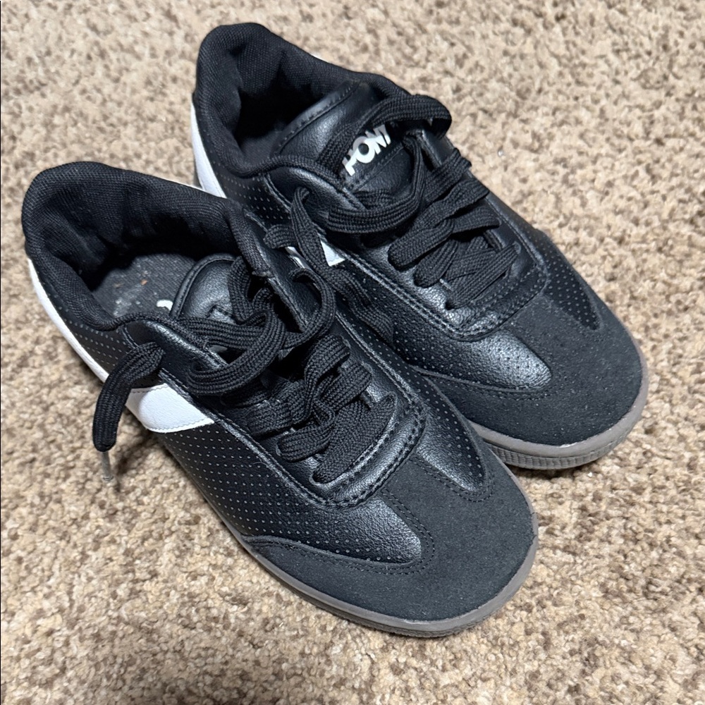 Pony Kids Black and White Sneakers